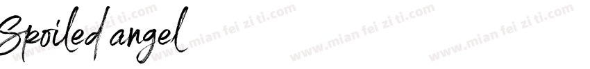 Spoiled angel 字体字体转换